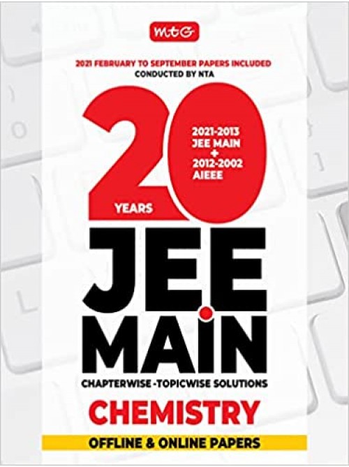 19 Years JEE Main Chapterwise Solution Chemistry on Ashirwad Publication