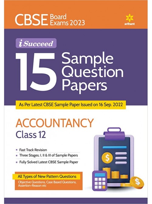 I Succeed 15 Sample Question Papers Accountancy Class 12 at Ashirwa Publication