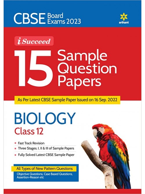 I-Succeed 15 Sample Question Papers - BIOLOGY Class 12 at Ashirwad Publication