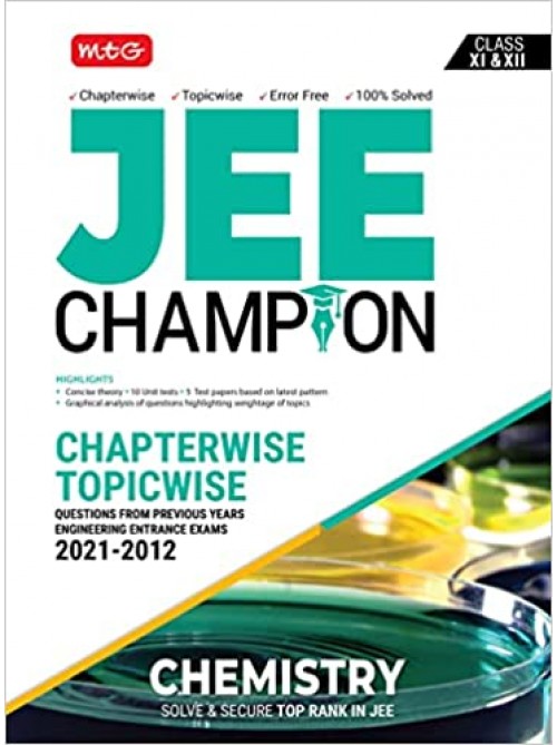  JEE Champion Chemistry on Ashirwad publication