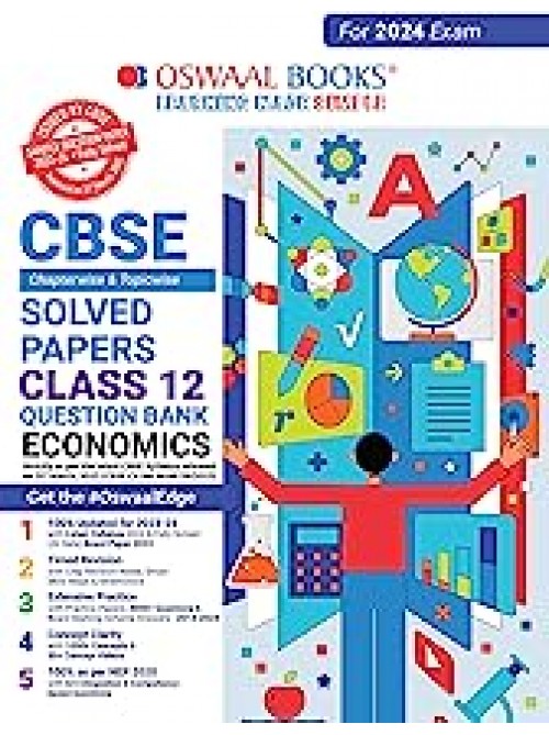 Oswaal CBSE Chapterwise Solved Papers 2023-2014 Economics Class 12th (For 2024 Board Exams) at Ashirwad Publication