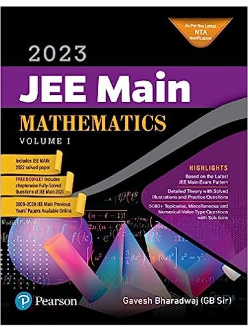 JEE Main Mathematics 2023 |Volume 1 | JEE Main  solved papers | Based on latest JEE Main Exam Pattern  at Ashirwad Publication