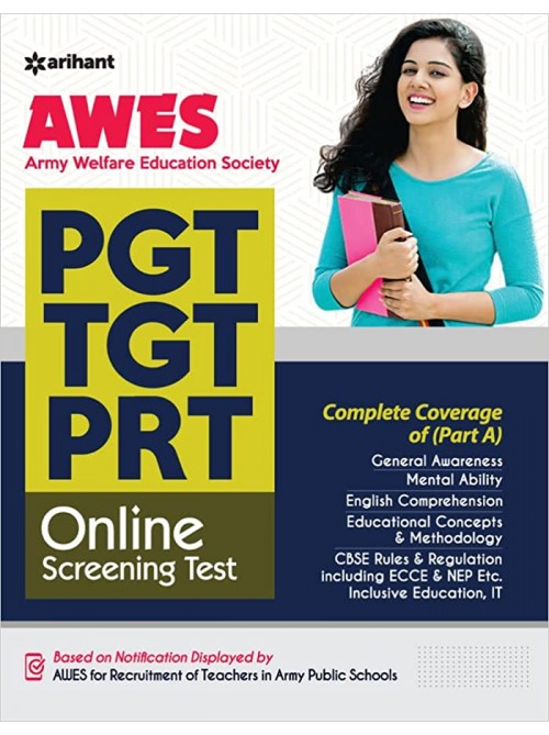 AWES Army Welfare Education Society PGT TGT PRT Exam Guide on Ashirwad Publication
