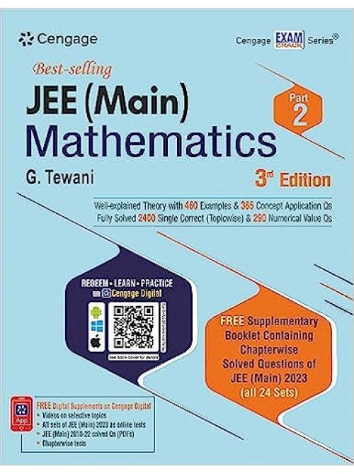 JEE (Main) Mathematics: Part 2 with Free Online Assessments and Digital Content 2023 at Ashirwad Publicaion