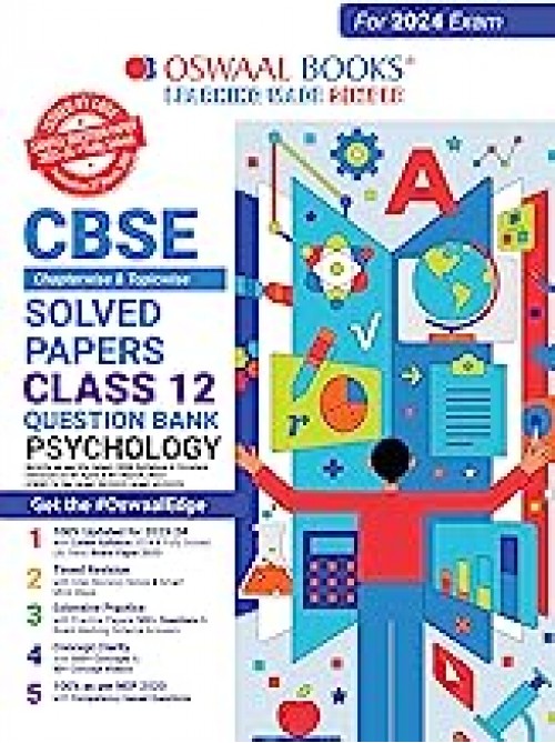 Oswaal CBSE Chapterwise Solved Papers 2023-2014 Psychology Class 12th (For 2024 Board Exams) at Ashirwad Publication