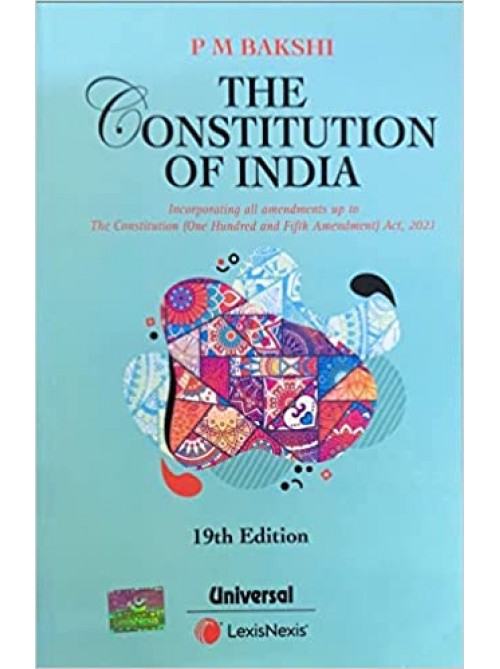P M Bakshi- The Constitution of India By P M Bakshi -19th Edition small edition at Ashirawd publication