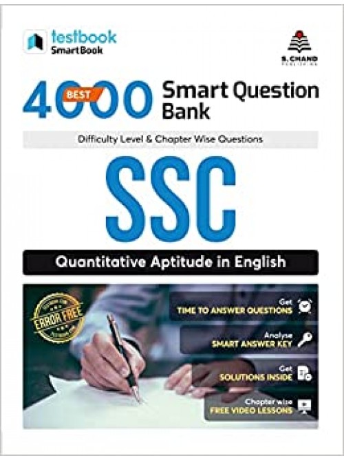 BEST 4000 SMART QUESTION BANK SSC QUANTITATIVE APTITUDE IN ENGLISH at Ashirwad Publication