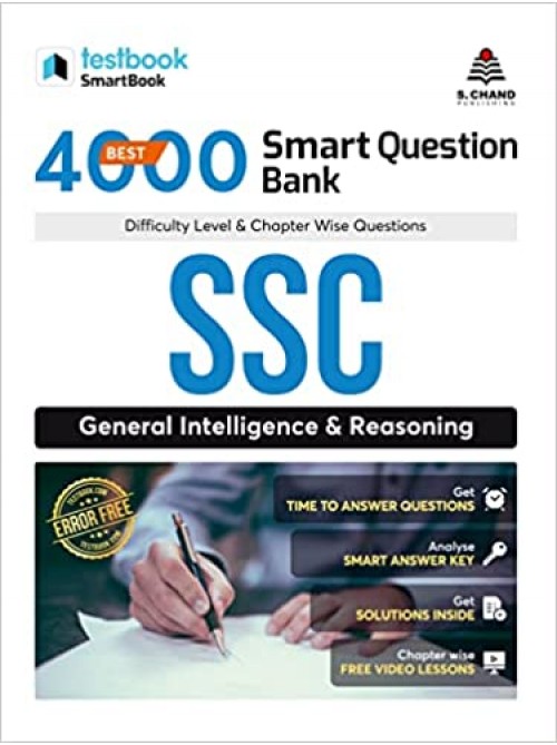 Best 4000 Smart Question Bank SSC General Intelligence and Reasoning in English at Ashirwad Publication