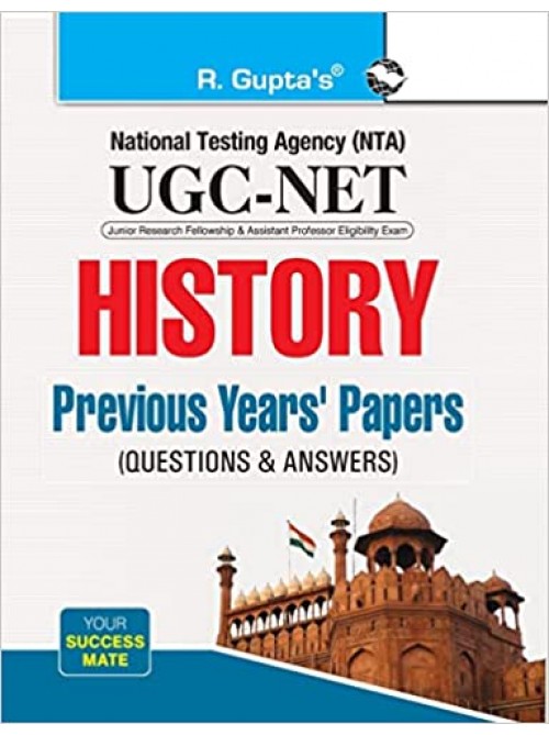 NTA-UGC-NET/JRF: History (Paper I & Paper II) Previous Years' Papers (Solved) by R.Gupta at Ashirwad Publication