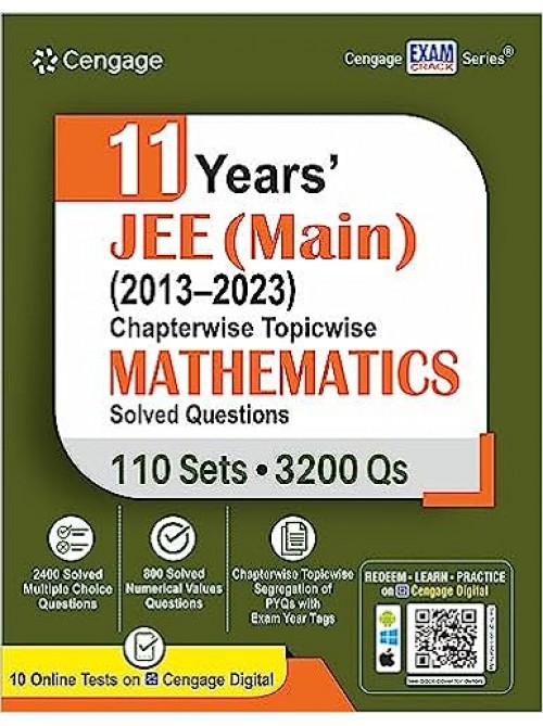JEE Main Mathematics 11 Years Chapterwise Solved Questions at Ashirwad Publication