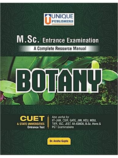 Botany Msc Entrance Examination A Complete Resource Manual on Ashirwad Publication
