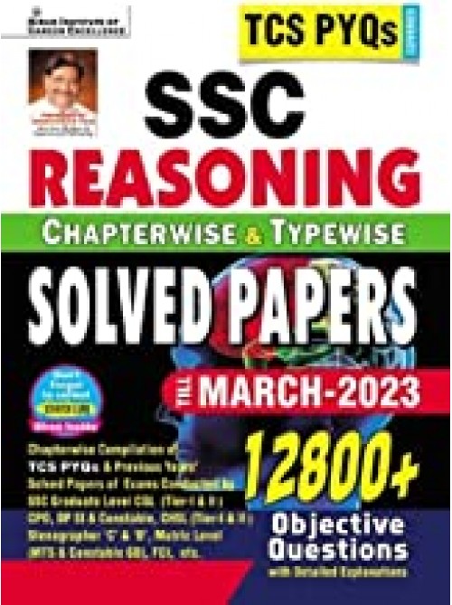 Kiran SSC Reasoning Chapterwise and Typewise Solved Papers ( English) | Tarkshakti at Ashirwad Publication