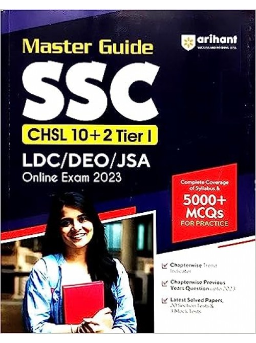 Master Guide SSC CHSL 10+2 Tier I LDC/DEO/JSA (English) Online Exam 2023 at Ashirwad Publication 