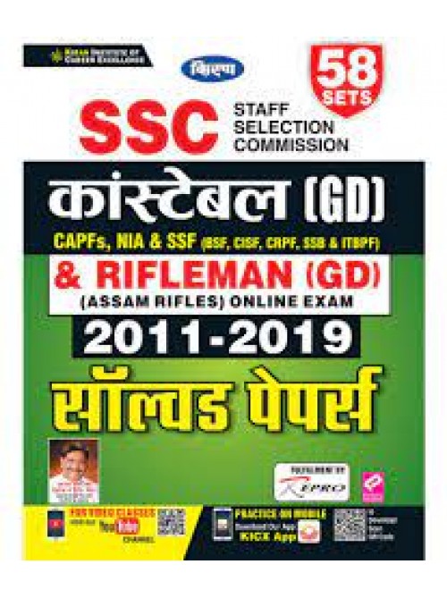 

SSC Constable GD Hindi Solved Papers