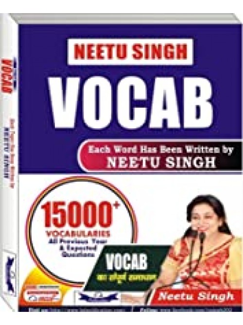 Neetu Singh : VOCAB 15000+ | Bilingual Edition | 2023 Examination at Ashirwad Publication