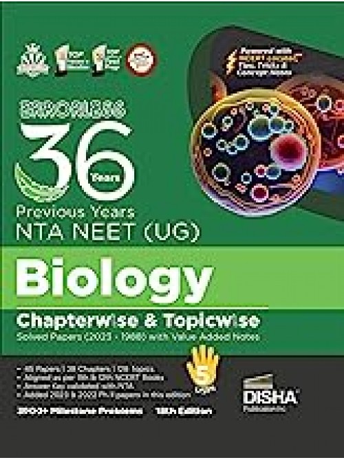 Errorless 36 Previous Years NTA NEET (UG) Biology Chapterwise & Topicwise Solved Papers (2023 1988) with Value Added Notes 18th Edition at Ashirwad Publication