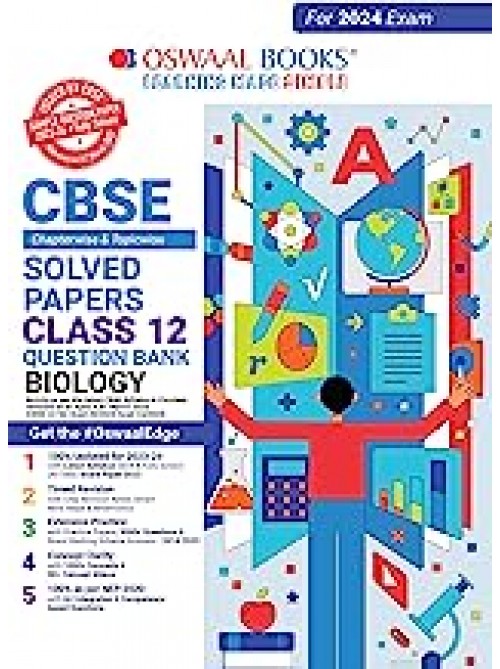 Oswaal CBSE Chapterwise Solved Papers 2023-2014 Biology Class 12th (For 2024 Board Exams) at Ashirwad Publication