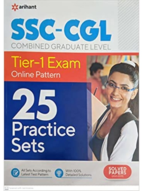 25 Practice Sets SSC-CGL Tier 1 Prelims on Ashirwad Publication