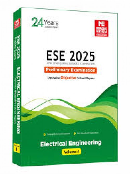 ESE 2025: Preliminary Exam: Electrical Engineering Objective Solved Paper Vol-1 on Ashirwad Publication