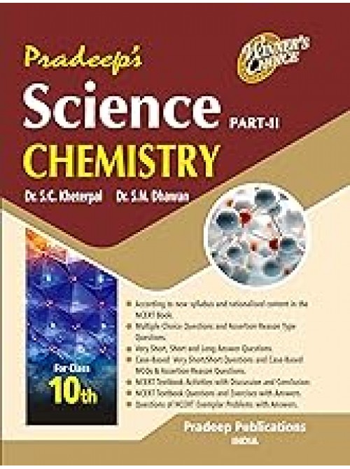 Pradeep's Science Chemistry Part-2 Class 10 (2024-25) on Ashirwad Publication