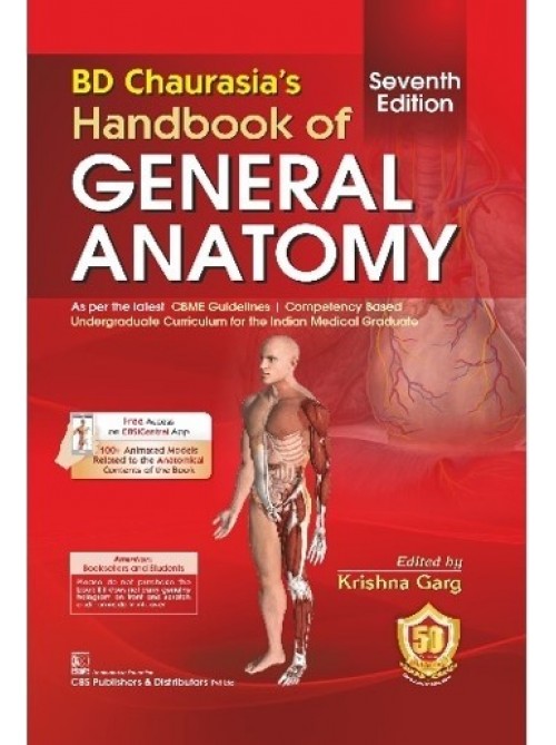 BD Chaurasia’s Handbook of General Anatomy at Ashirwad Publication
