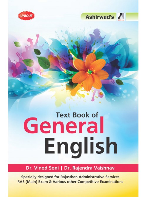 Unique RAS Mains – Text Book of General English by Dr.Vinod Soni & Dr.Rajendra Vaishnav Ashirwad Publication