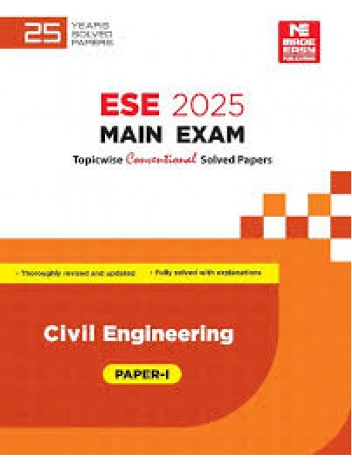 ESE 2025 Mains Examination Civil Engineering  Conventional  Paper I at Ashirwad Publication