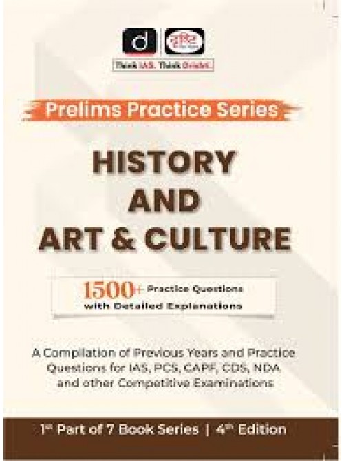 Drishti Prelims Practice Series History And Art & Culture Part-1 at Ashirwad Publication