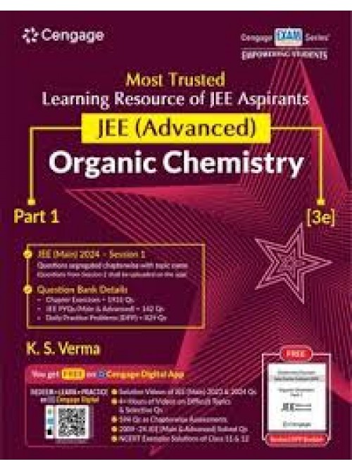 Chemistry Organic Chemistry for JEE (Advanced): Part 1, 3E at Ashirwad Publication