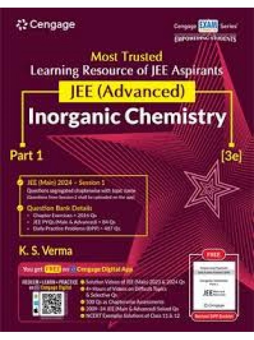 Chemistry Inorganic Chemistry for JEE (Advanced): Part 1 at Ashirwad Publication