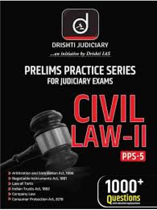 DRISHTI Judiciary Prelims Practice Series-5 Civil Law-2 at Ashirwad Publication