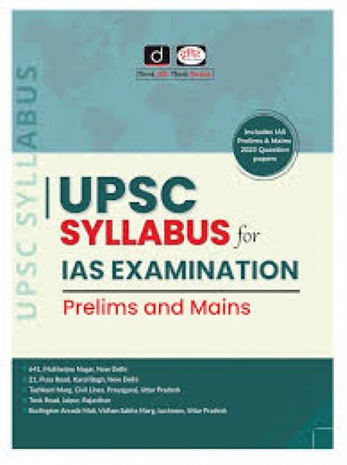 Dristi UPSc Syllabus for IAS Examination Prelims & Mains at Ashirwad Publication