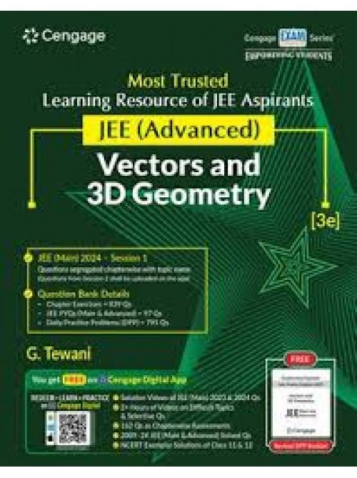 Mathematics for Joint Entrance Examination JEE (Advanced): Vectors & 3D Geometry at Ashirwad Publication