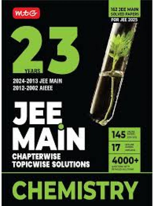 23 Years JEE Main Chapterwise Solution Chemistry on Ashirwad Publication