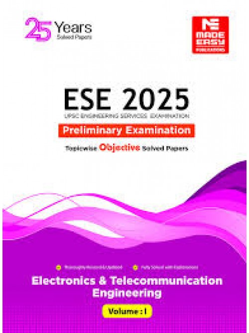 ESE 2025: Preliminary Exam: Electronics & Telecommunication Engineering Obj Vol-1 by Ashirwad Publication