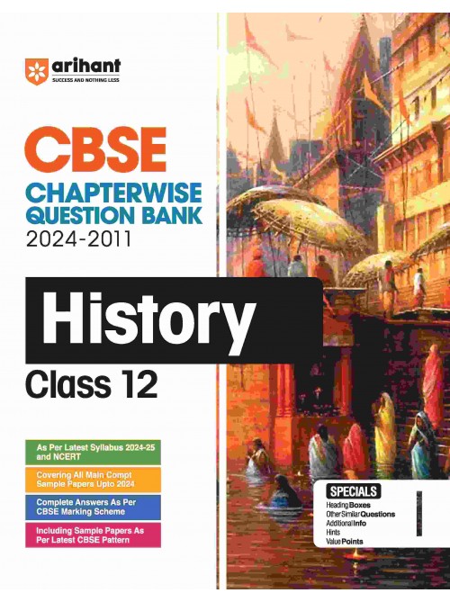 CBSE Chapterwise Question Bank History for Class 12 (2024-2025) at Ashirwad Publication